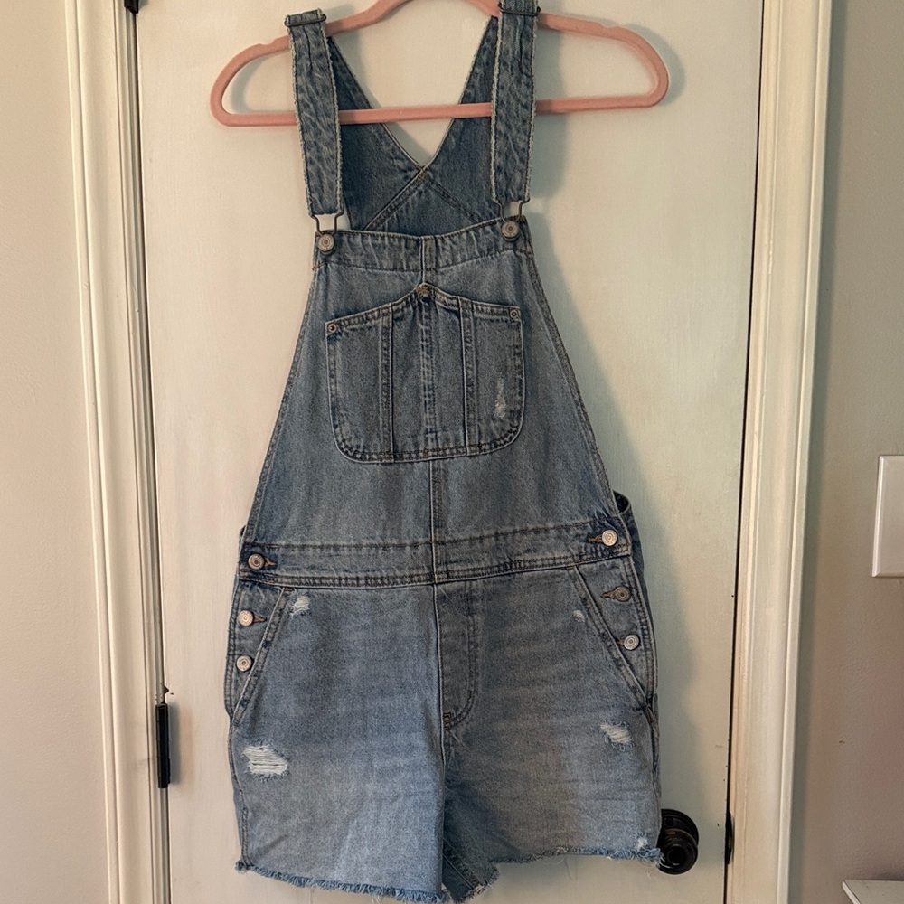 Old Navy Blue Denim Women's Overalls